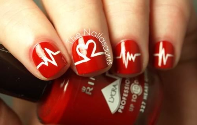 Fall In Love With 11 Valentines Day Nail Art Designs