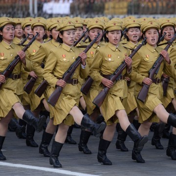 Historic North Korean Parade Shows Kim Jong Un's Military Might - NBC News