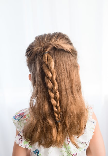 Easy Hairstyles For Kids Step By Step
