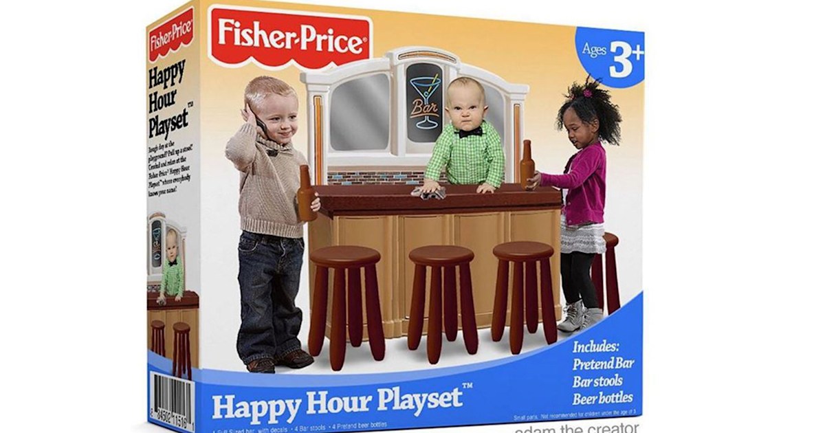 FisherPrice assures parents No, that 'Happy Hour Playset
