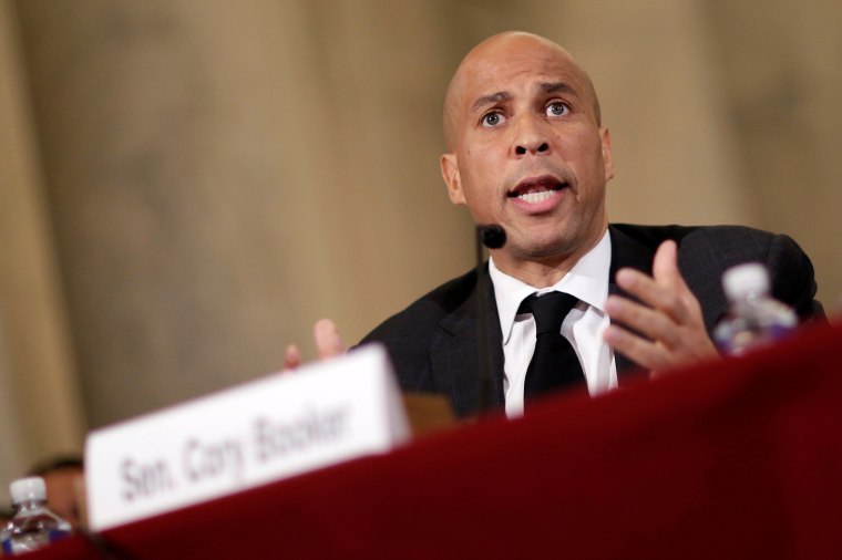 Image result for cory booker and committees