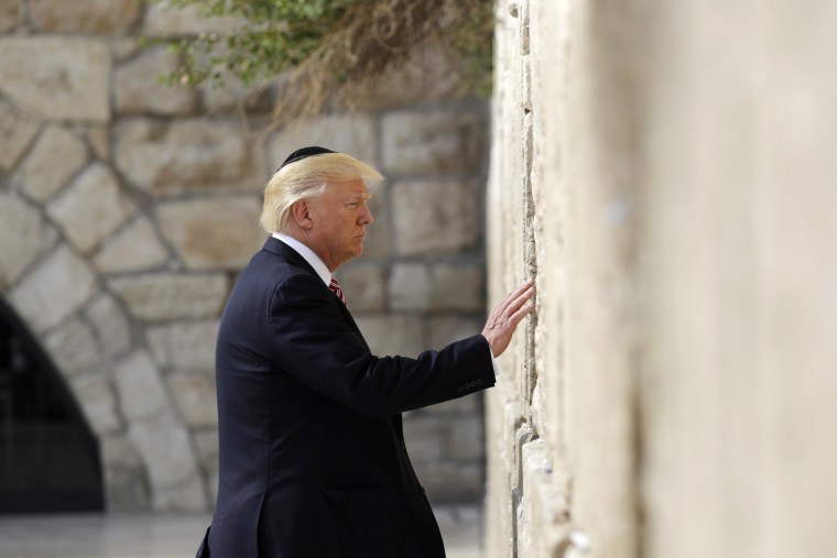 Trump Becomes First Sitting U.S. President to Visit Western Wall