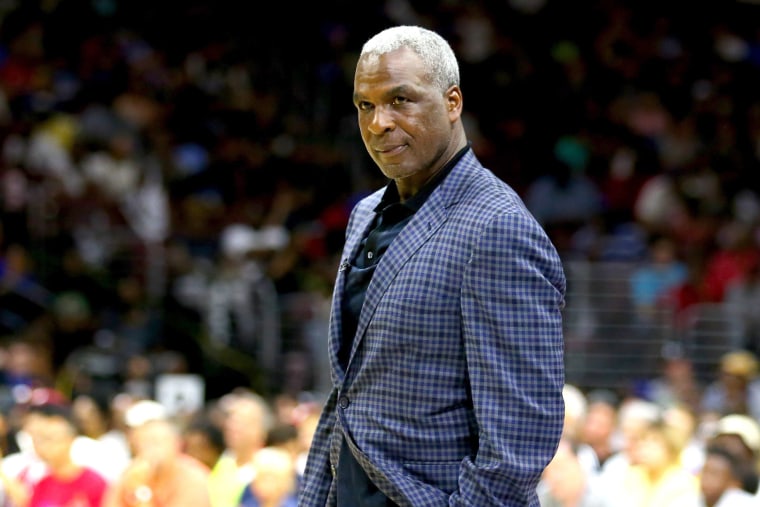 Image: Coach Charles Oakley of Killer 3s looks on in the game against the 3 Headed Monsters during week four of the BIG3 three on three basketball league at Wells Fargo Center on July 16, 2017 in Philadelphia, Pennsylvania.