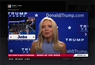 Image: Kayleigh McEnany hosts "News of the Week."