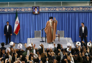 Image: Iranian supreme leader Ayatollah Ali Khamenei