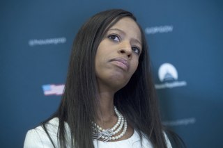 Image: Rep. Mia Love, R-Utah, attends a news conference after a meeting of the House Republican Conference in the Capitol on June 7, 2017.