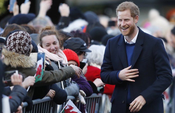 Prince Harry and Meghan Markle charm crowds during visit to Wales ...