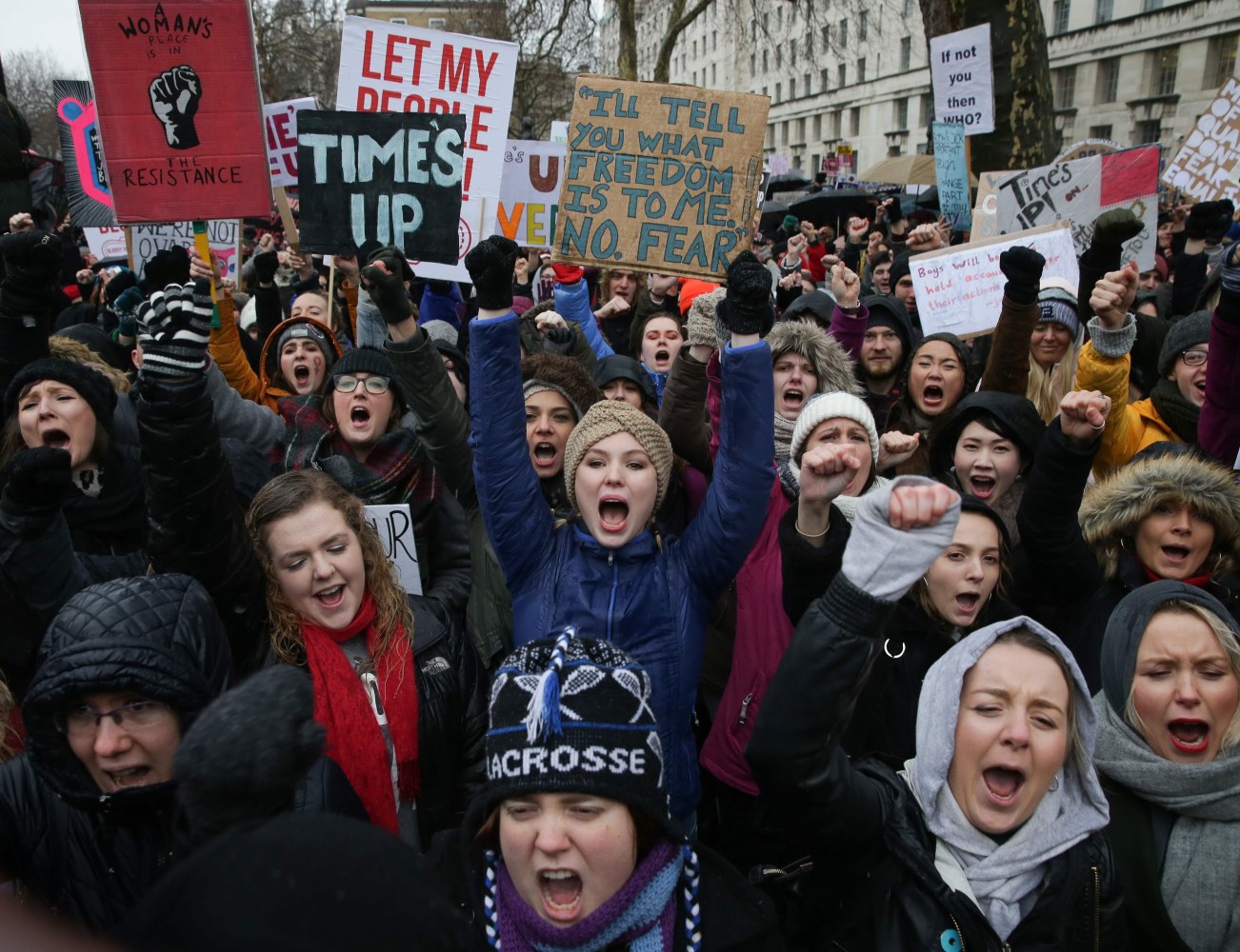 Demonstrators rally worldwide for second day of Women's Marches - NBC News