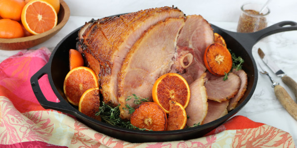 Honey Baked Ham with Orange and Thyme