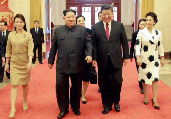 Image: Kim Jong Un and Xi Jinping
