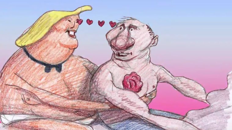Image result for Putin GAAGA cartoon