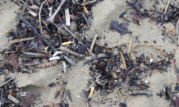 Image: Cigarette butts ocean cleanup