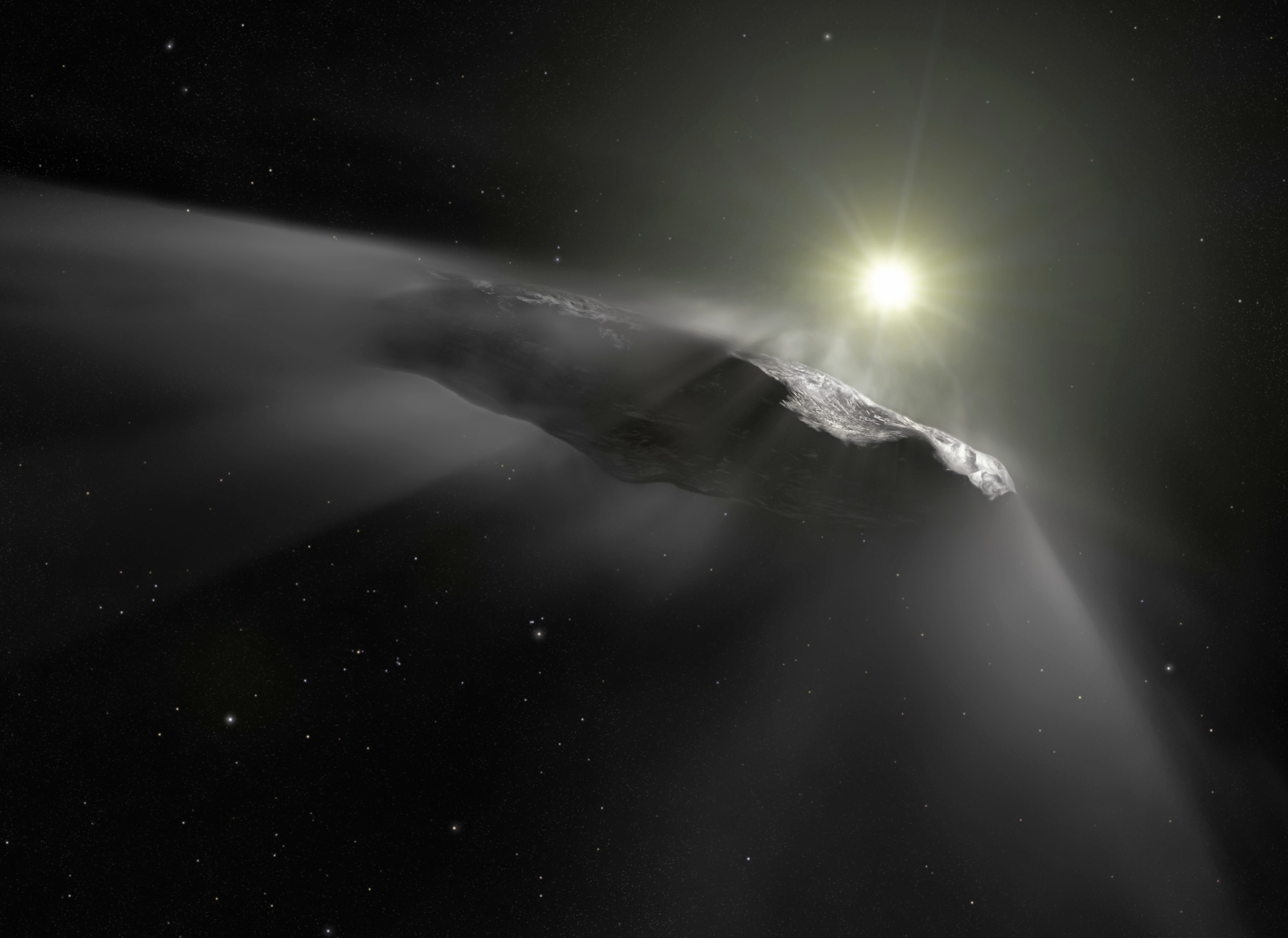 Image of interstellar object, Oumuamua