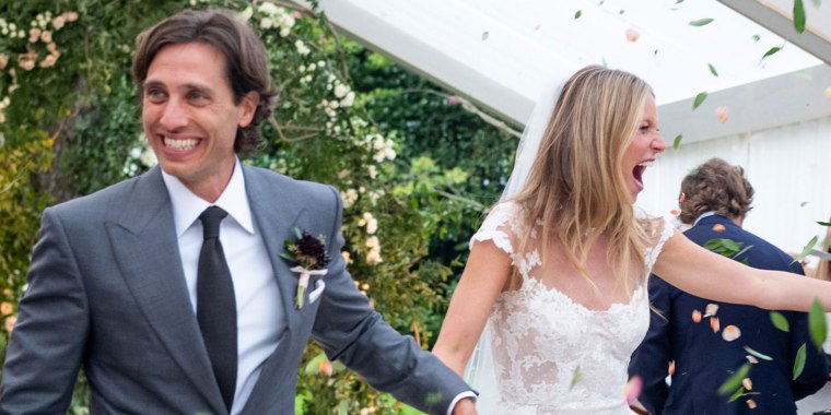 Paltrow shares photos from her wedding to Brad Falchuk