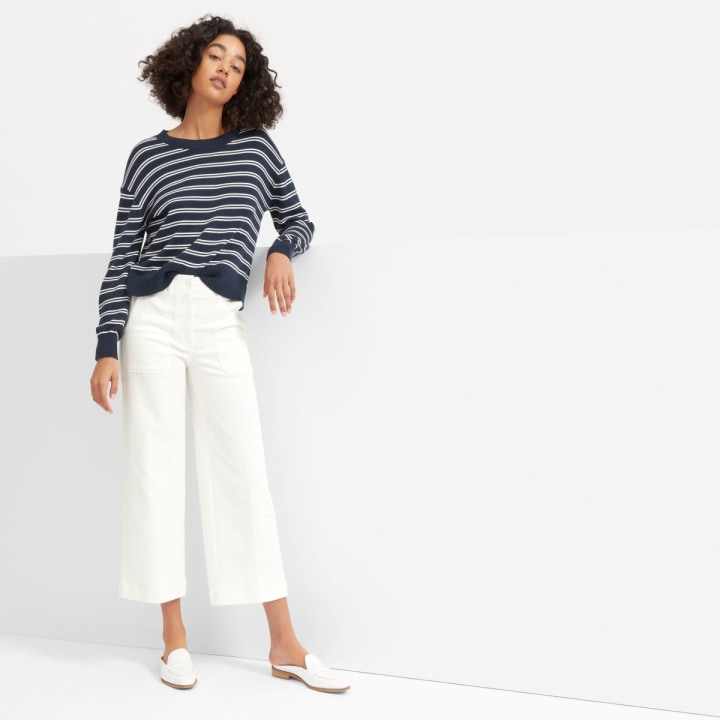 white pants for curvy figure
