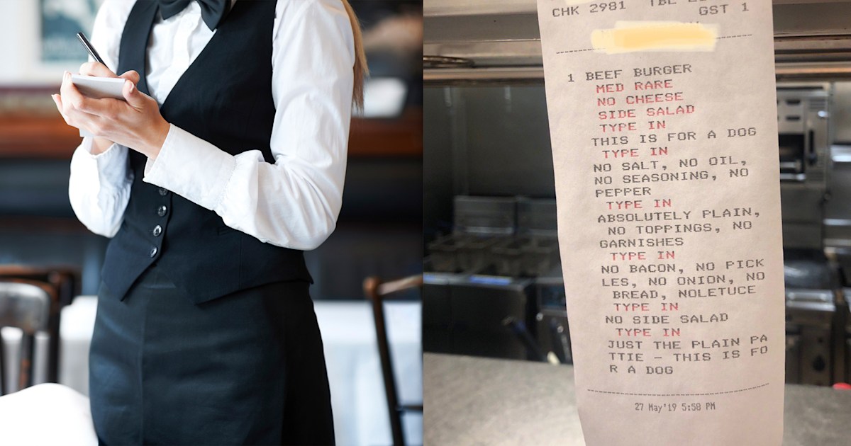 Is this the world's pickiest eater? Extra-long restaurant order goes viral