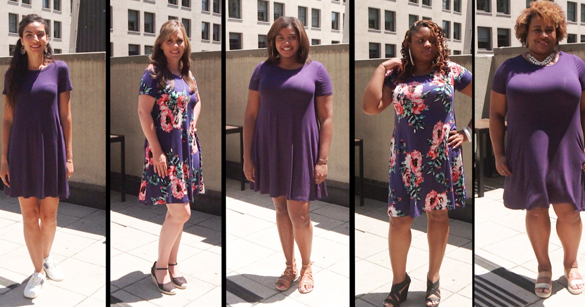 We Tried Amazon S Bestselling T Shirt Dress On 5 Different Body Types