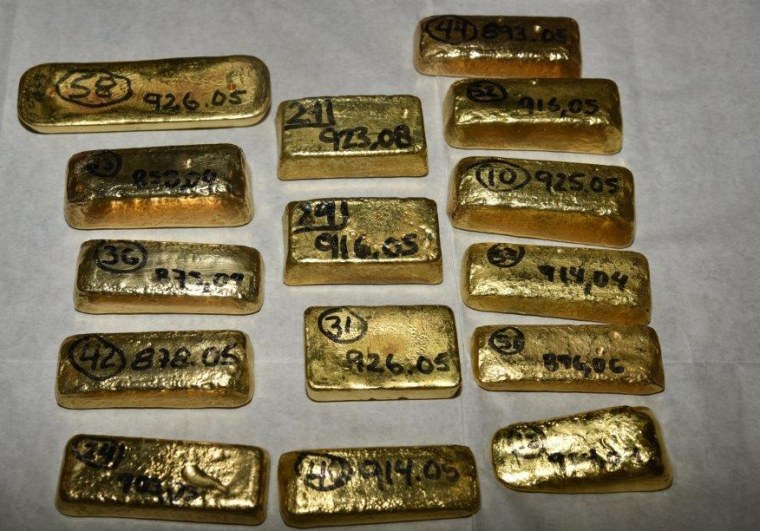 Image result for Gold Bricks Seized