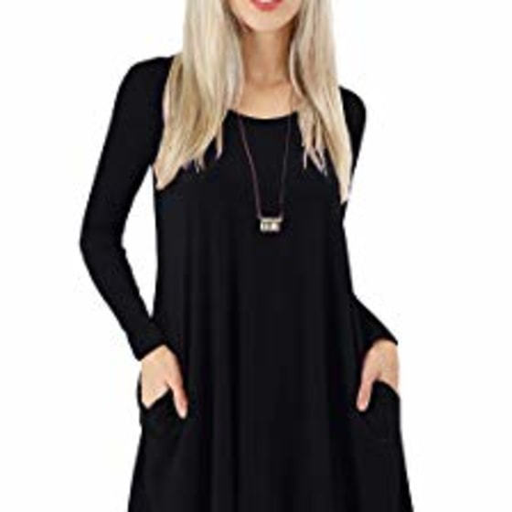one arm long sleeve black dress