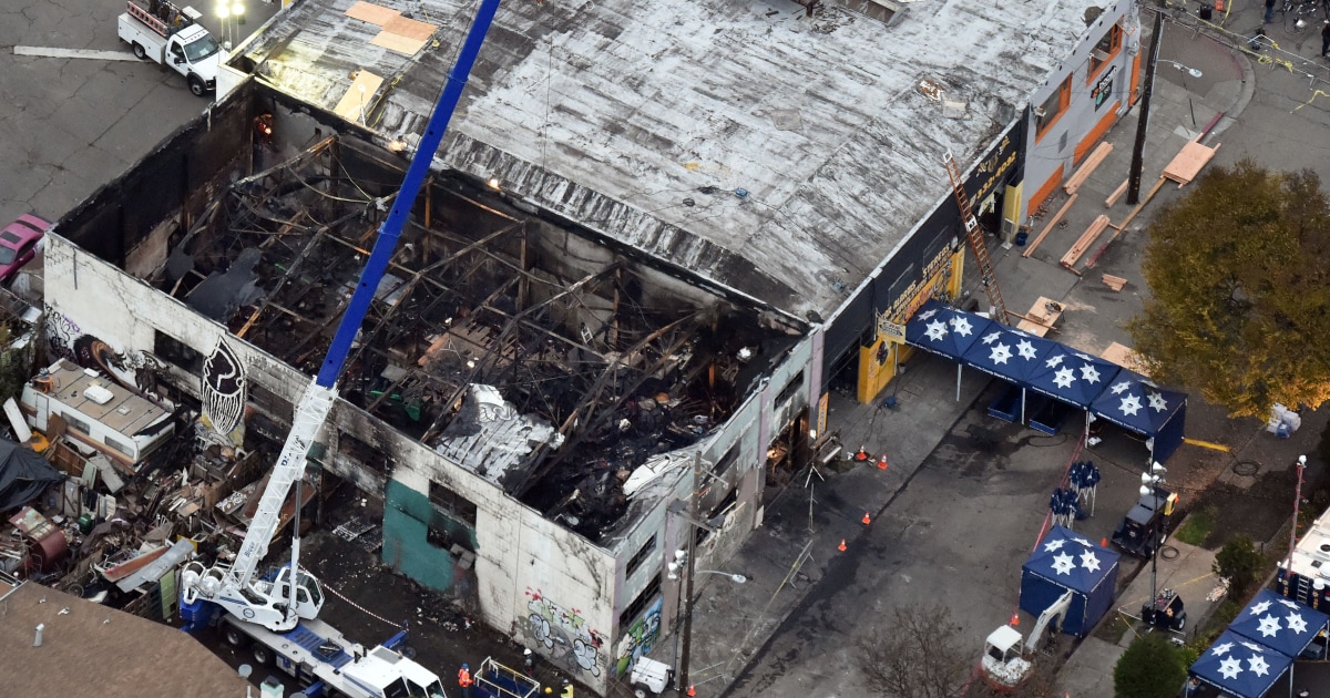 The founder of the Phantom Ship warehouse faces nine years in prison in a fire that killed 36