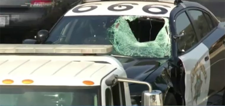 Image result for uber passenger hit by police car