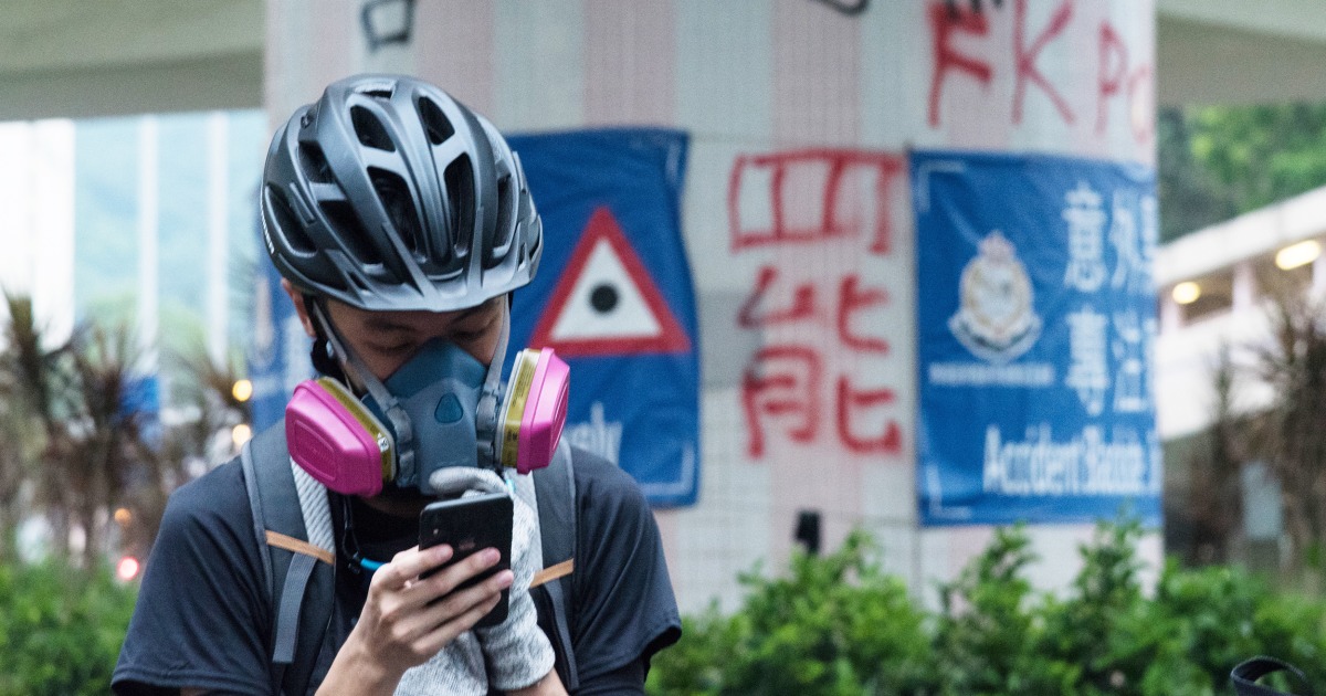 Hong Kong's student protesters organize and catch up on class the same way: Telegram