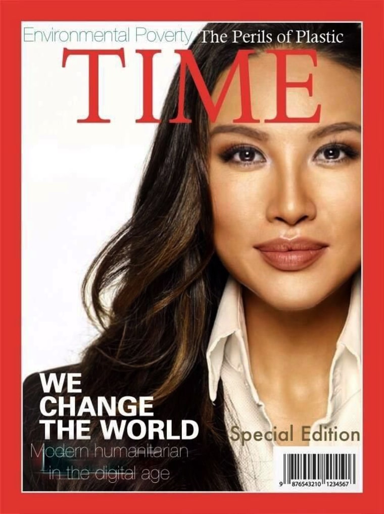 Image: A fake Time magazine cover with Mina Chang.
