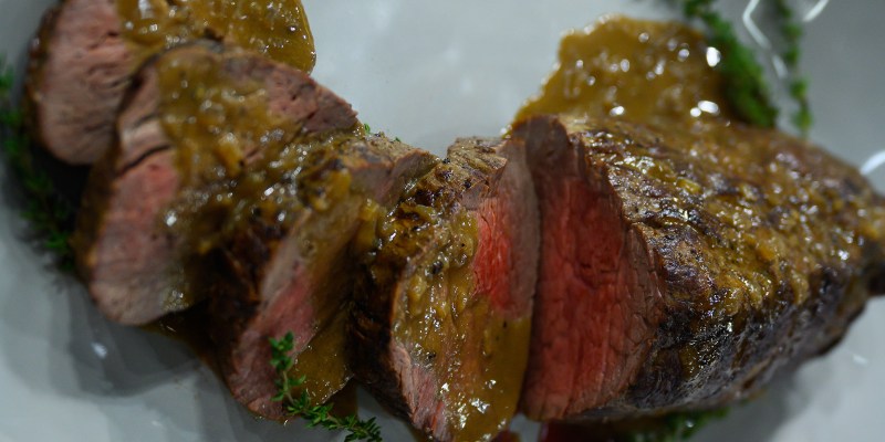 Seared Beef Tenderloin Steak With Black Pepper Pan Sauce Today Com