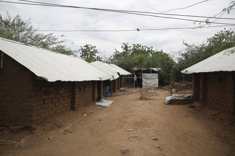 Image: A protected section of Kakuma refugee camp in northwest