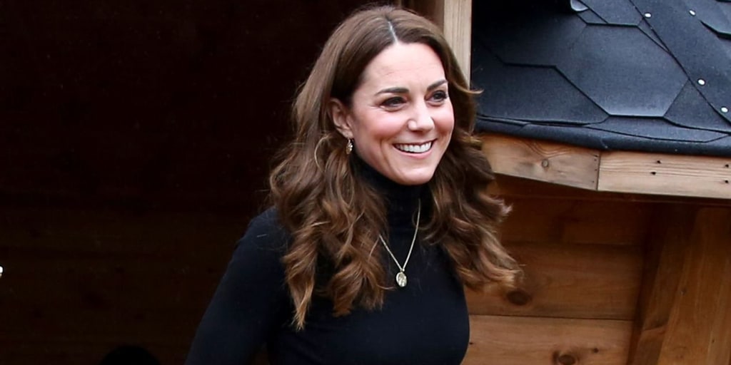 Kate Middleton Wears Leopard Print Skirt And Camel Coat