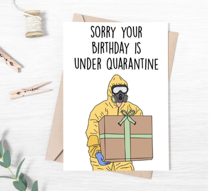 43 quarantine birthday ideas, gifts and cards