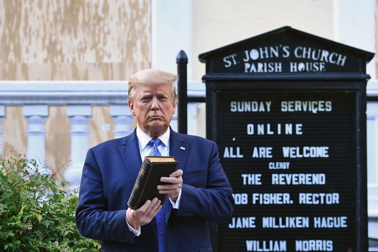 Religious leaders, lawmakers outraged over Trump church visit