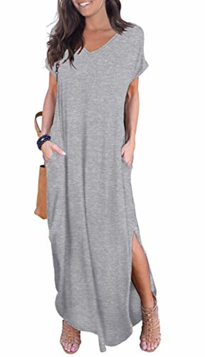fit and flare casual summer dress