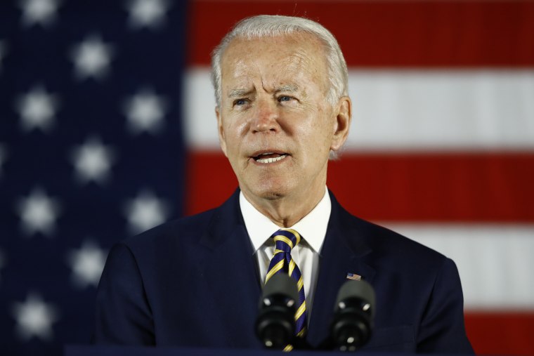 Former Vice President Joe Biden speaks in Darby, Pa., on June 17.