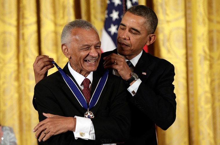 Image: President Barack Obama awards the Presidential Medal of Freedom to C.T. Vivian in the East Room at the White House.