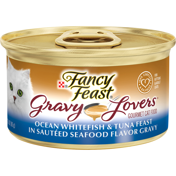 Fancy Feast Gravy Lovers Ocean Whitefish & Tuna Feast-websplashers