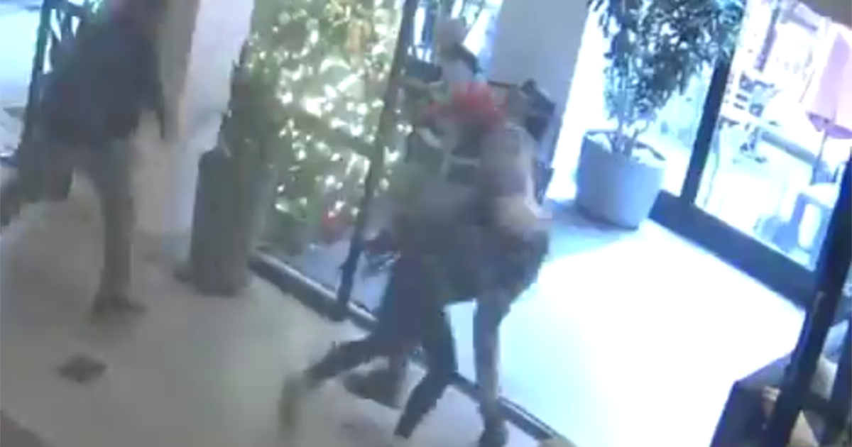 New video shows a woman attacking teenagers and accusing her of stealing her iPhone in the Soho hotel