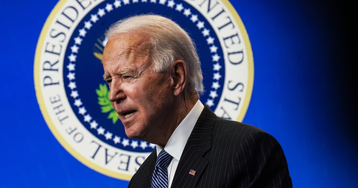 Biden raises vaccine target to 1.5 million injections per day, says vaccine widely available in spring