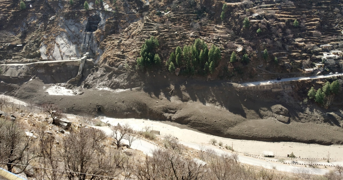 Dozens were feared dead when Himalayan glacier broke in India and flooded livestock in dams