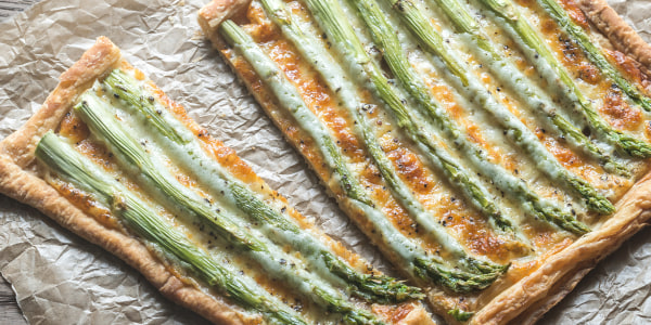 Valerie Bertinelli's Asparagus, Herb and Goat Cheese Tart