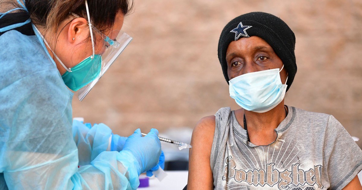 Among homeless people, there is a deep distrust of vaccines.  See how cities are intervening.