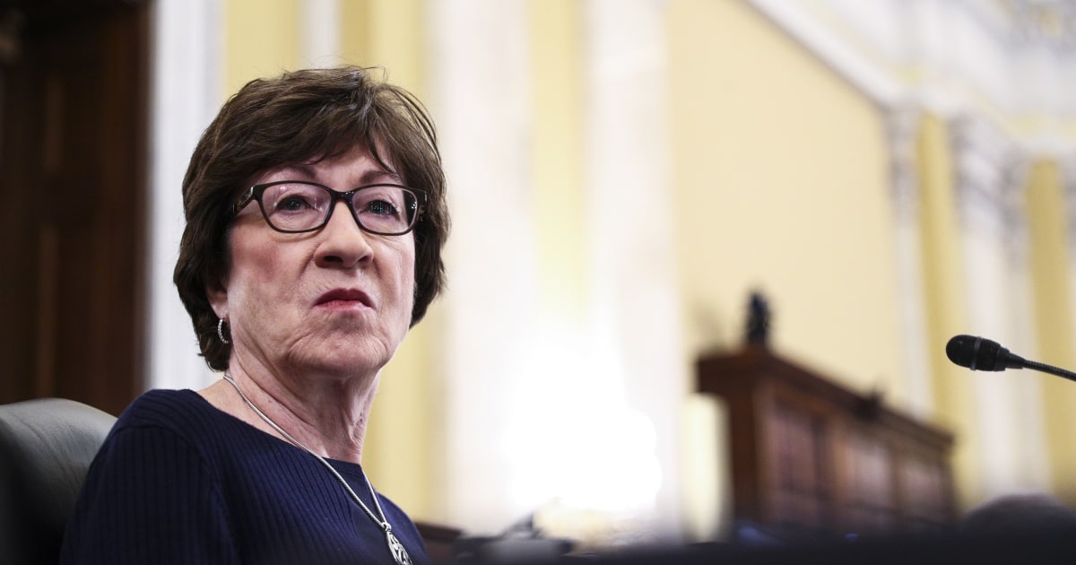Susan Collins fires at “bizarre” Schumer comments blaming her for the 2009 stimulus