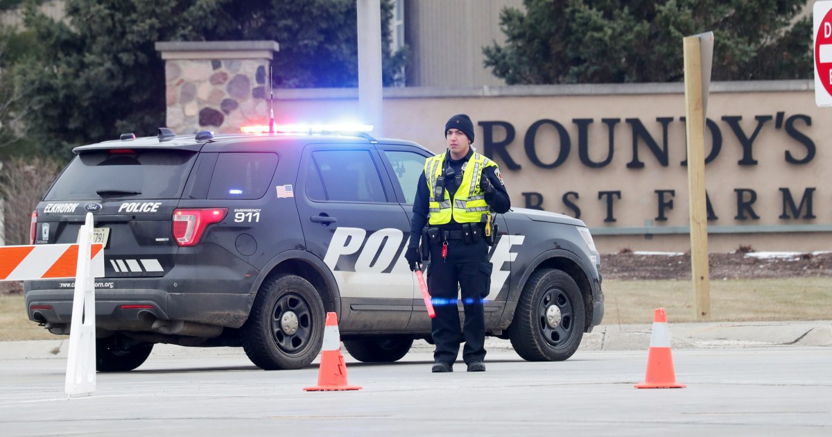 Two people shot to death by a co-worker in a supermarket warehouse in Wisconsin, officials said