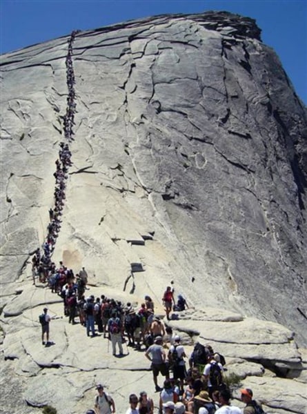 Half Dome cables in Yosemite National Park will remain, hikers still