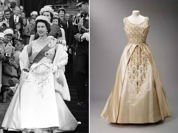 New royal fashion exhibit honors Queen Elizabeth, Princess ...
